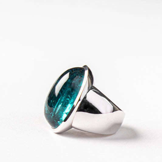 Turmalin-Cabochon-Ring
