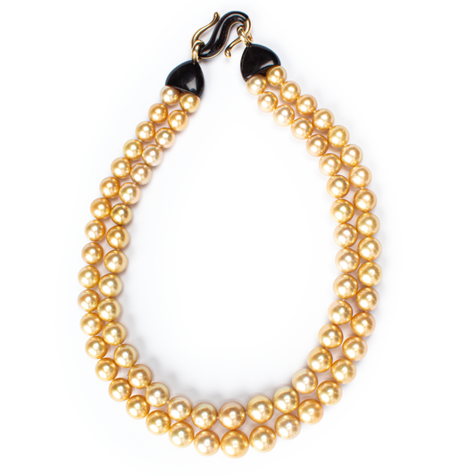 Doppelreihiger Perlencollier