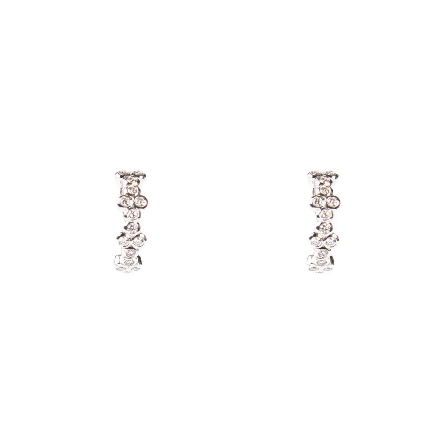 Diamond Hoop Earrings