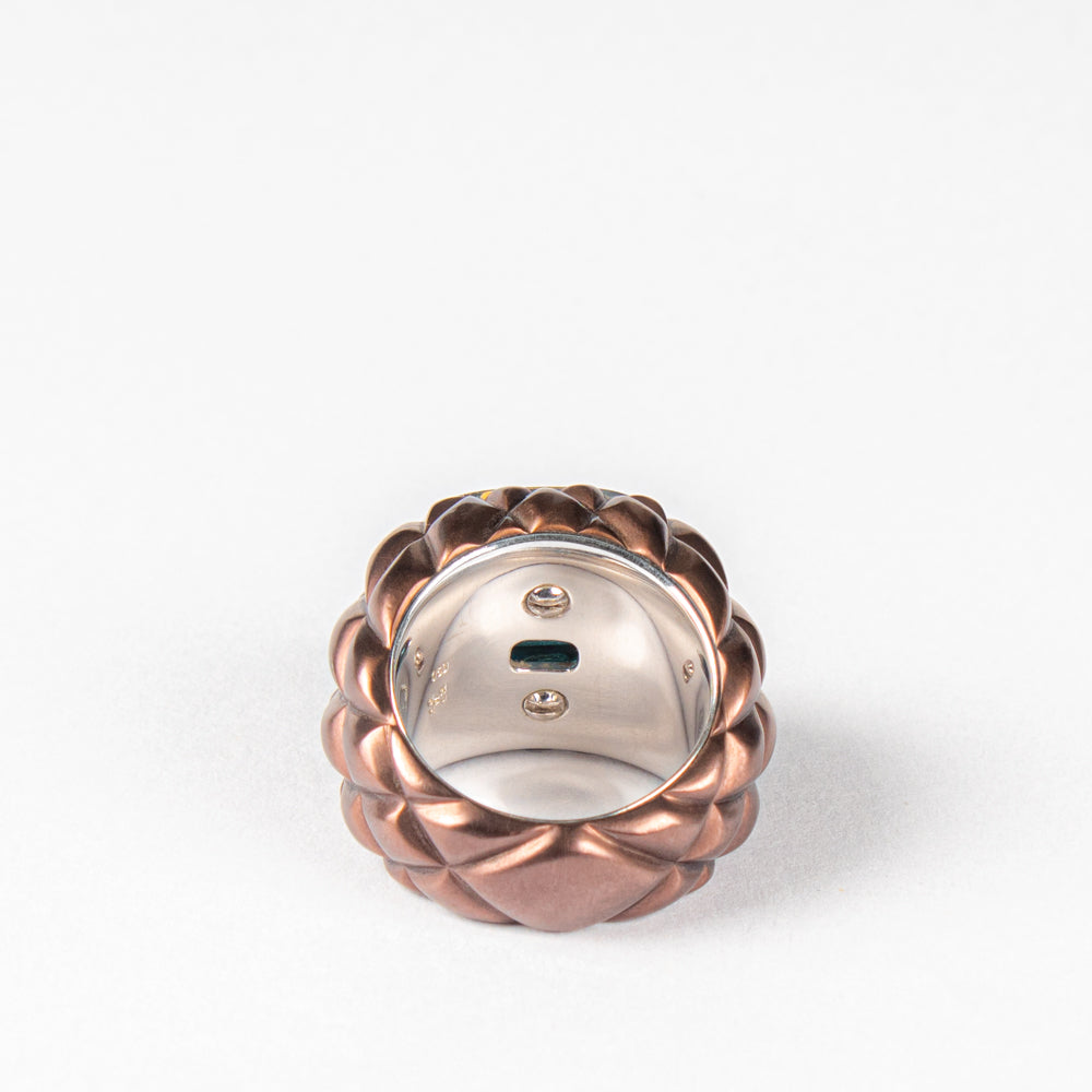Blauer Zirkonring