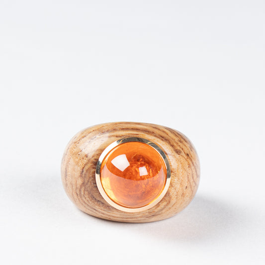 Mandaringranat-Ring