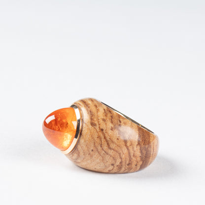 Mandaringranat-Ring