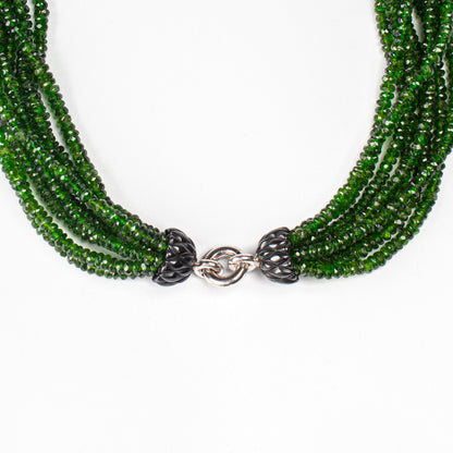 Chromdiopsid-Collier