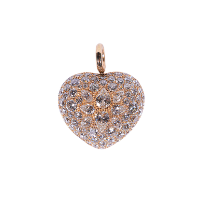 Diamond heart pendant