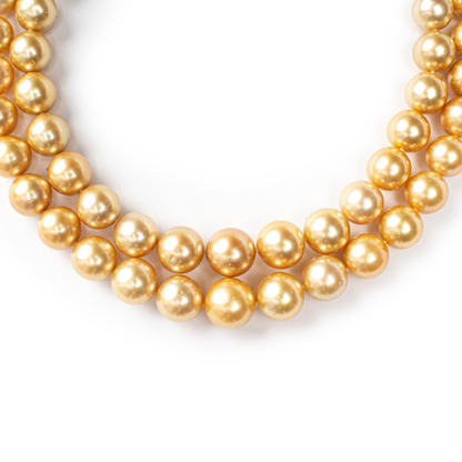 Doppelreihiger Perlencollier